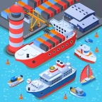 Icona di Idle Port Tycoon - Shipbuilder